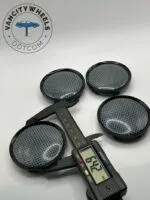 Grey Wheel Center Caps – Stylish Design (4Pcs) - Image 5