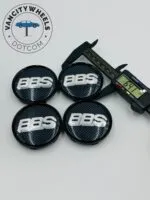 Premium 4Pcs BBS Kraftfahrzeugtechnik AG Wheel Center Caps in Varied Sizes & Wheel Cap Base Colors - Image 5