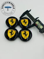 Ferrari Handmade Wheel Center Cap Stickers – Set of 4 - Image 3