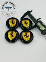 Ferrari Handmade Wheel Center Cap Stickers – Set of 4 - Image 3