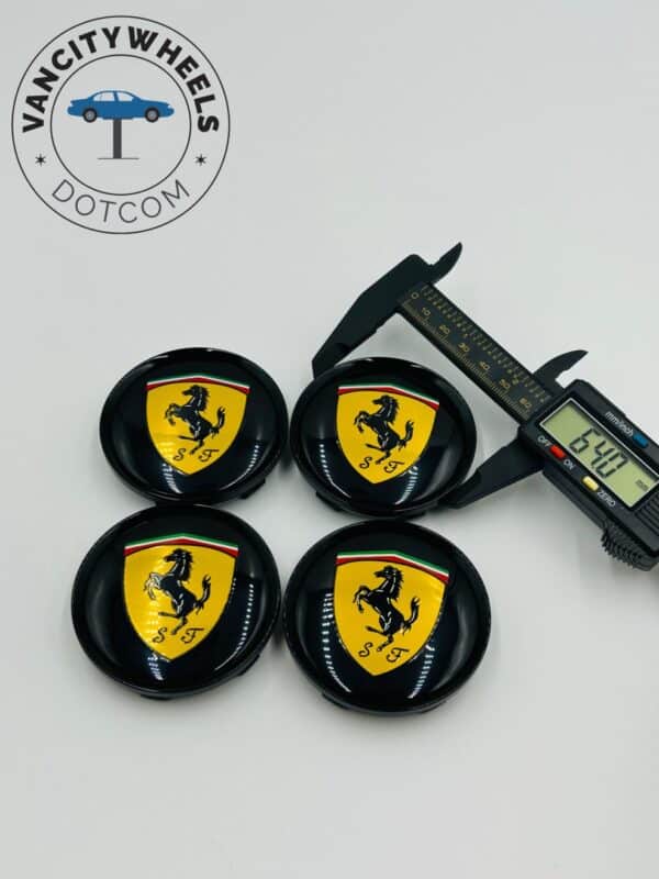 Ferrari Handmade Wheel Center Cap Stickers – Set of 4 - Image 5