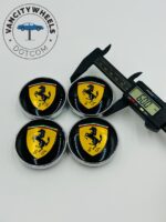 Ferrari Handmade Wheel Center Cap Stickers – Set of 4 - Image 4