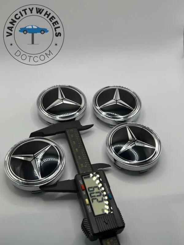 Mercedes AMG Radnabenabdeckung A0004000900 75mm - Image 4