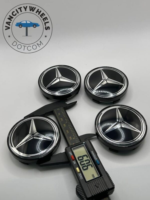 Mercedes AMG Radnabenabdeckung A0004000900 75mm - Image 3