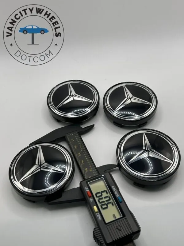 Mercedes AMG Radnabenabdeckung A0004000900 75mm - Image 3