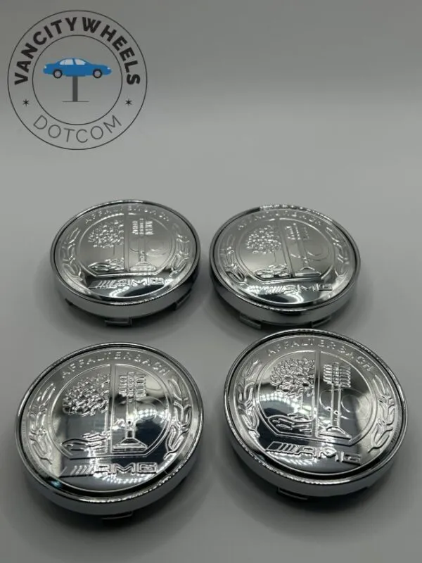 Mercedes Maybach Chrome Wheel Hubcaps Center Caps 60mm 64mm 79mm - Image 2