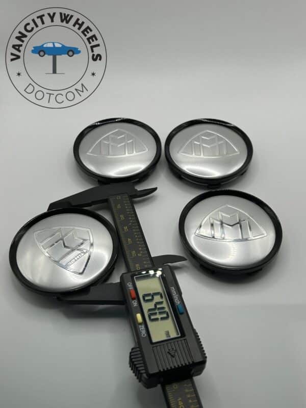 Premium 4Pcs Mercedes-Maybach Wheel Center Caps in Varied Sizes & Wheel Cap Base Colors - Image 5