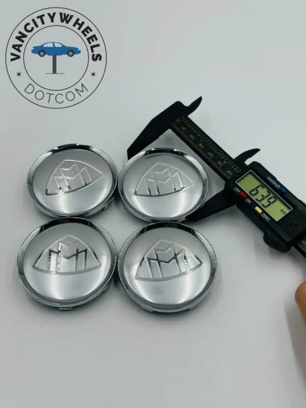 Premium 4Pcs Mercedes-Maybach Wheel Center Caps in Varied Sizes & Wheel Cap Base Colors - Image 6