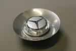 Mercedes Benz AMG Center Caps – Best 147mm Silver Chrome Wheel Center Cap for A0004001100 - Image 2