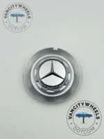 Mercedes Benz 146mm Chrome Wheel Cap – C-1028 17028 - (Set of 4) - Image 2