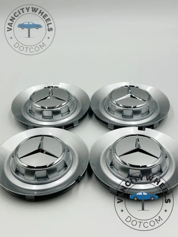 Mercedes Benz 146mm Chrome Wheel Cap – C-1028 17028 - (Set of 4) - Image 7