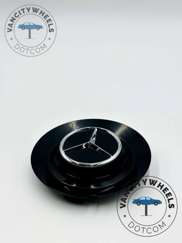 Mercedes 146mm Gloss Black Hub Cap – TY006 - (Set of 4) - Image 9