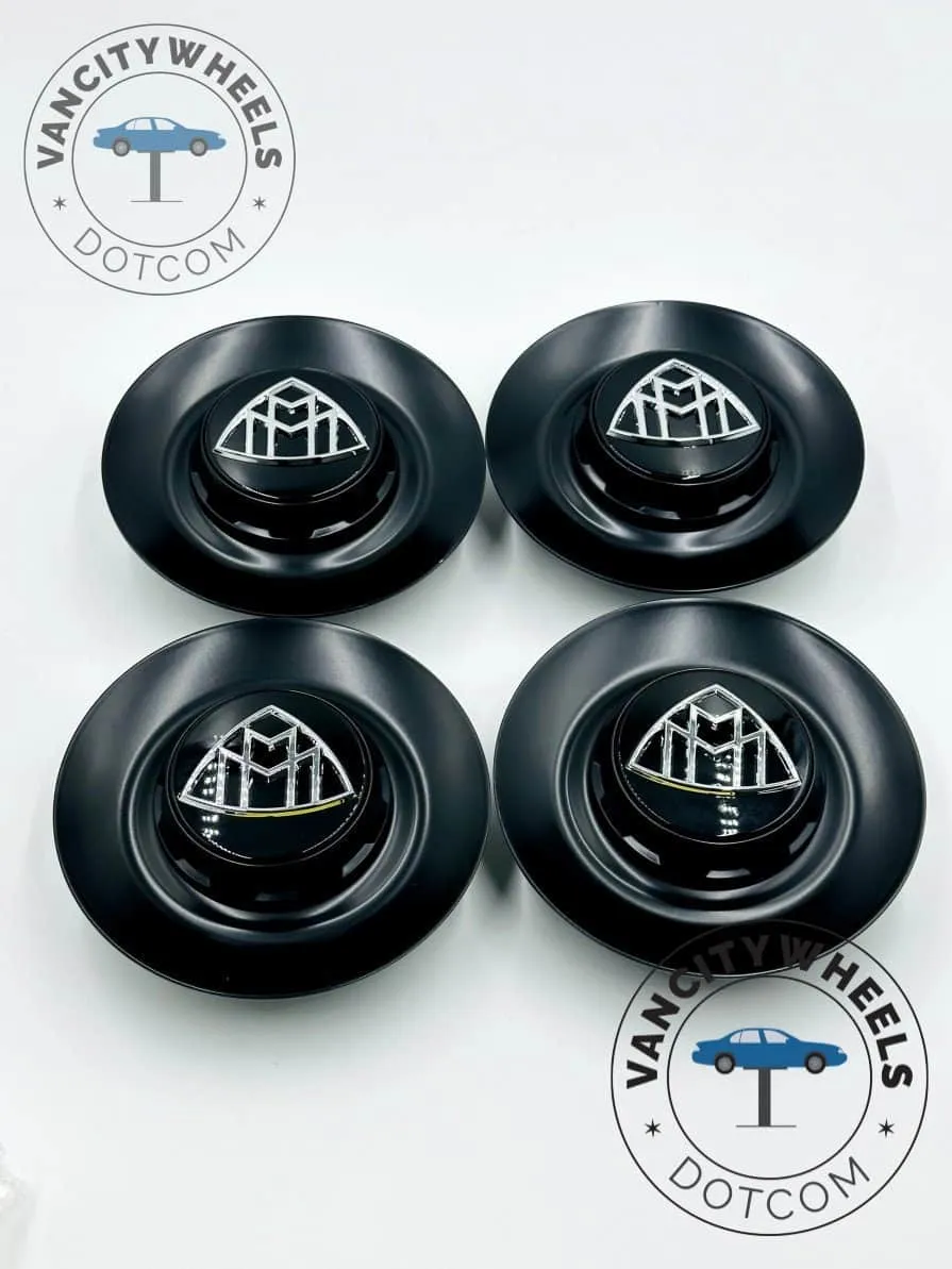 Mercedes Maybach 146mm Black Wheel Center Hub Cover Cap Maybach 146mm Black Wheel Center Hub Cover