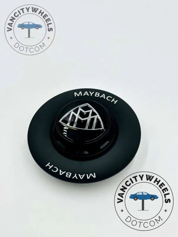 Maybach 146mm Black Wheel Center Hub Cover Cap for Mercedes Benz - Image 4