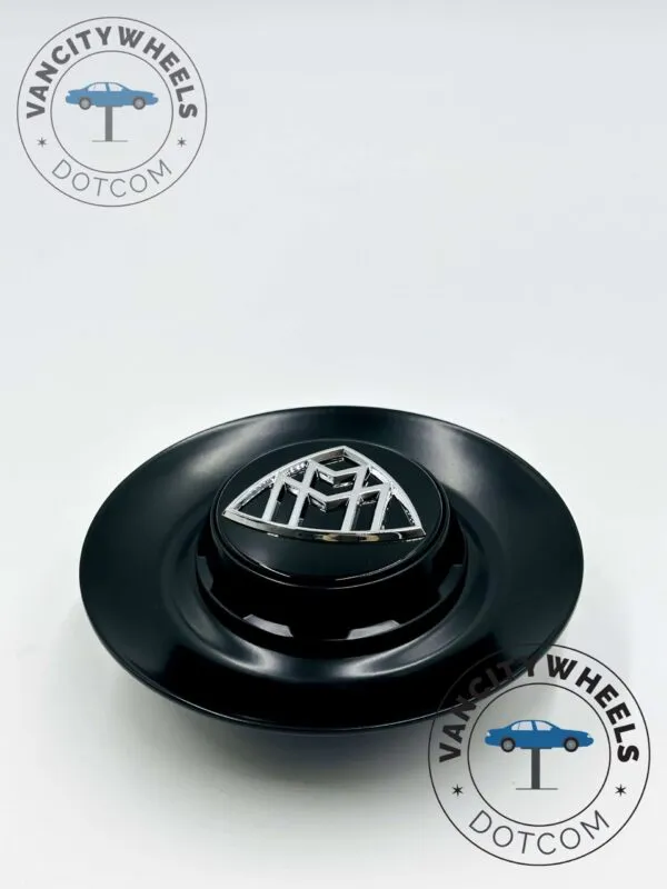 Maybach 146mm Black Wheel Center Hub Cover Cap For Mercedes - (Set of 4) - Image 3