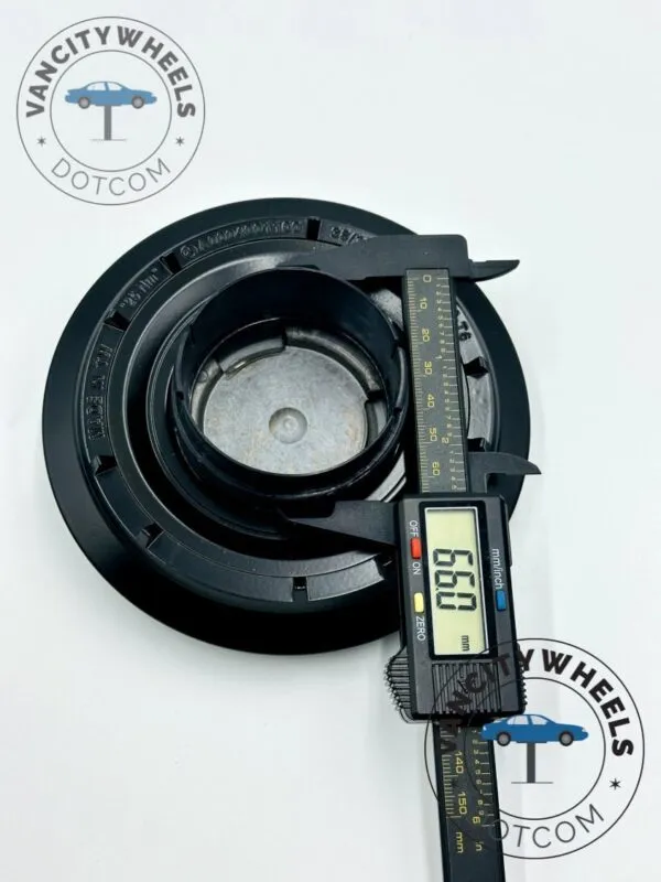 Maybach 146mm Black Wheel Center Hub Cover Cap For Mercedes - (Set of 4) - Image 5