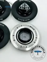 Maybach 146mm Black Wheel Center Hub Cover Cap for Mercedes Benz - Image 10