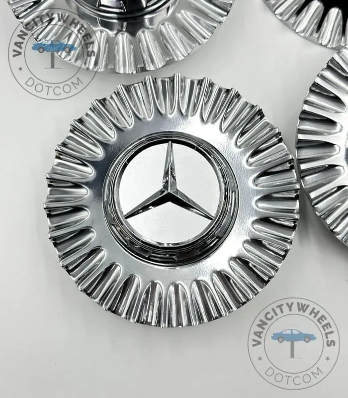 Mercedes Maybach 150mm Chrome Center Cap silver Mercedes Maybach 150mm Chrome