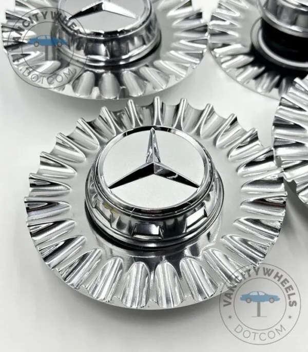 Mercedes Maybach 150mm Chrome Center Cap - Luxury Upgrade - (Set of 4) - Image 5