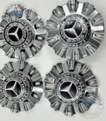 Mercedes GLS580 Hub Caps – Silver Chrome, Raised Star (A2234000400) - (Set of 4) - Image 4
