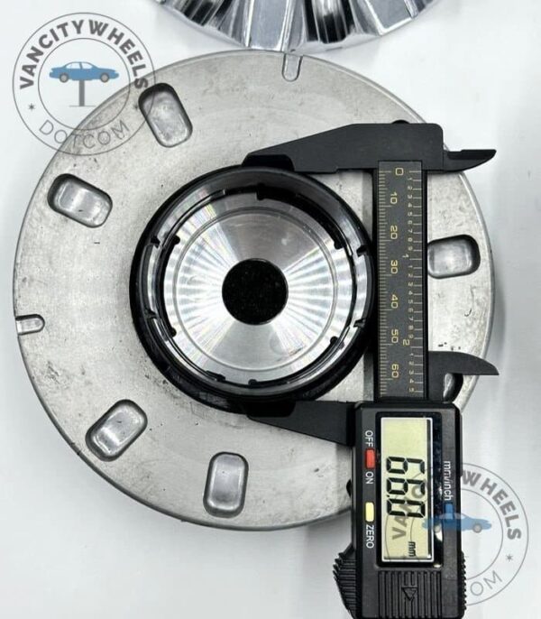 Mercedes Maybach S580 145mm Wheel Cap – Silver/Black - (Set of 4) - Image 3