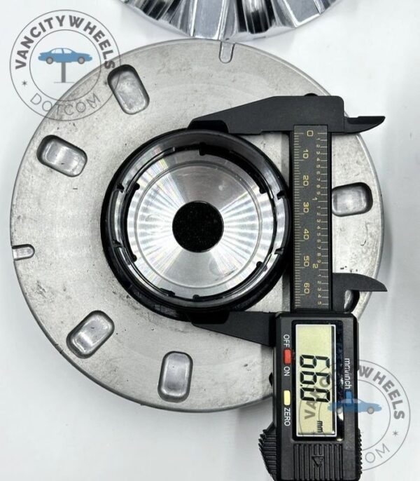 Mercedes Maybach S580 145mm Silver Spike Center Cap - (Set of 4) - Image 3