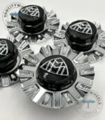 Mercedes Maybach S580 145mm Silver Spike Center Cap - (Set of 4) - Image 6