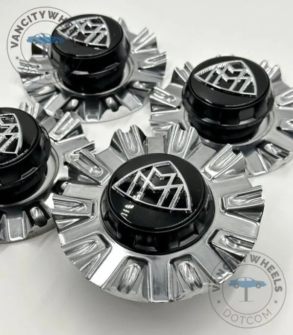 Mercedes Maybach S580 145mm Silver Spike Center Cap - (Set of 4) - Image 6