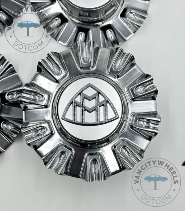 Chrome Mercedes Benz Maybach Center Cap S580,  145mm - (Set of 4) - Image 6