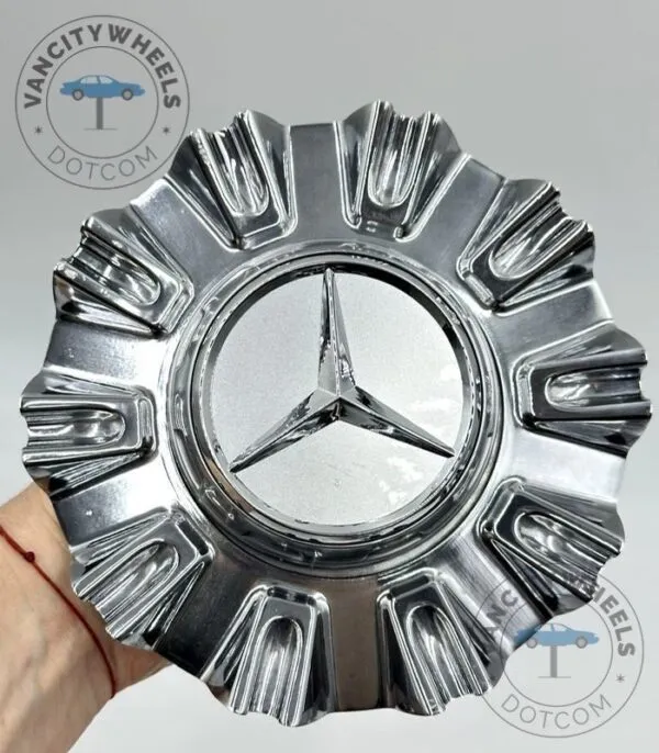 Mercedes Maybach 145mm Chrome Wheel Cap – S580 Fit - (Set of 4) - Image 7