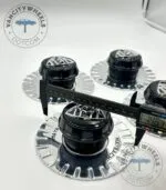 Chrome Mercedes Benz Maybach Gls Spike Wheel Center Cap : 147mm - (Set of 4) - Image 5