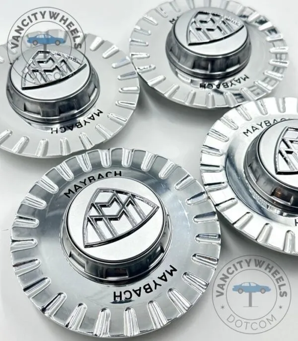Chrome Mercedes Benz Wheel Cap Covers 147 mm Hub Fit - (Set of 4) - Image 3