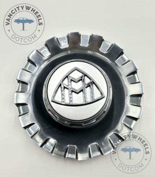 Mercedes Maybach 154mm Silver Spike Hubcap – A2224000900 - (Set of 4) - Image 3