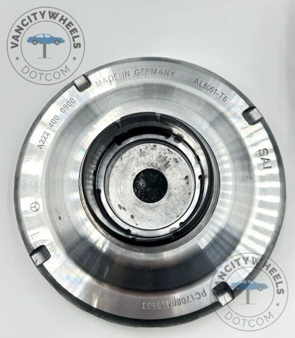 Mercedes Maybach 154mm Silver Spike Hubcap – A2224000900 - (Set of 4) - Image 6