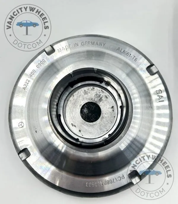 Mercedes Maybach 154mm Silver Spike Hubcap – A2224000900 - (Set of 4) - Image 6