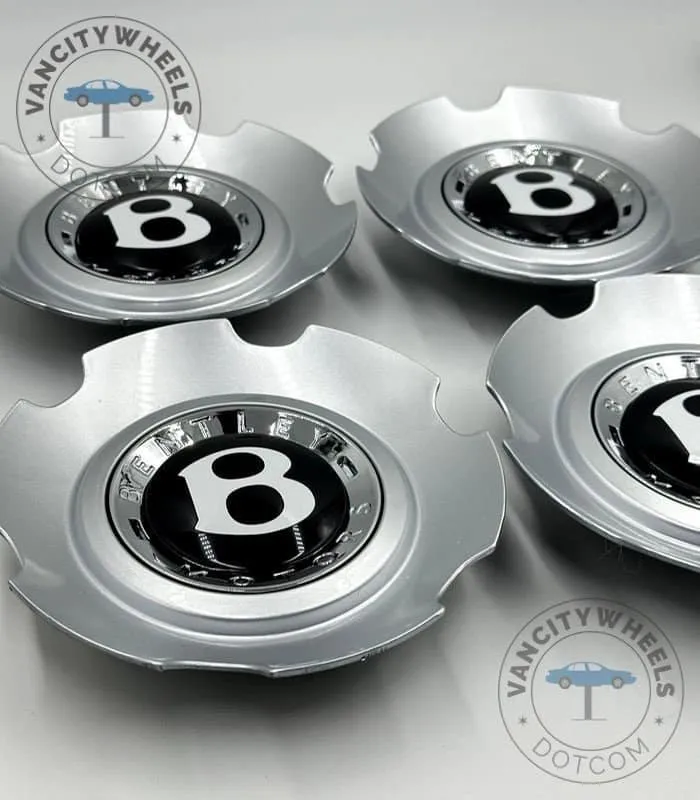 Bentley GT6 Flying Spur 6 Spoke Wheel Caps black Bentley GT6 Wheel Caps