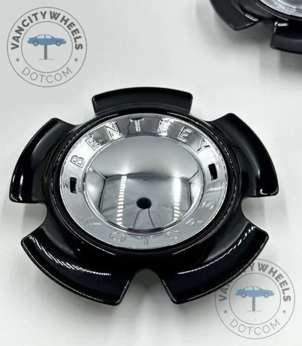 Black Bentley Continental GT Wheel Caps – Propeller 21" (Set of 4) - Image 3