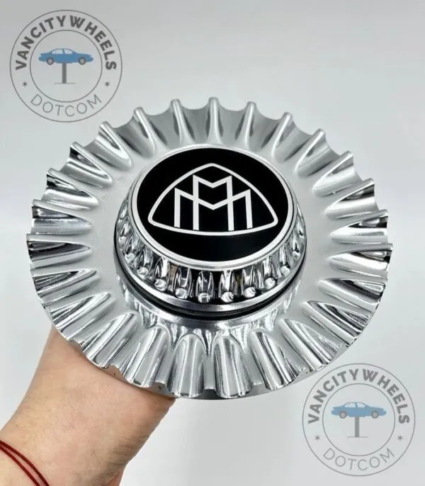 Premium Chrome Mercedes Benz Maybach Center Caps - (Set of 4) - Image 7