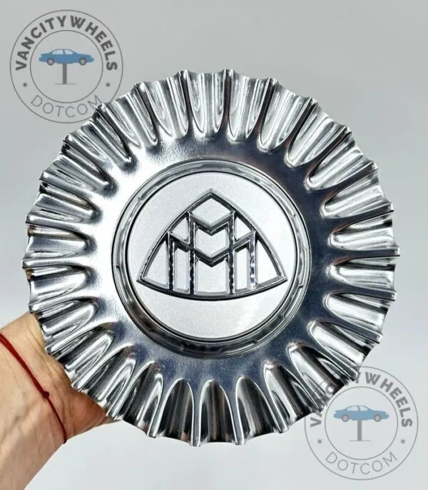 Mercedes Benz Maybach Hub Caps 150mm Chrome Covers - (Set of 4) - Image 3