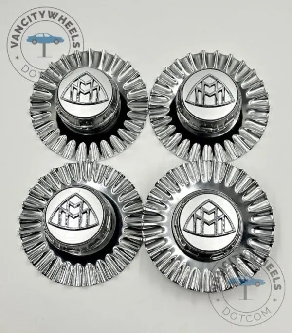 Mercedes Benz Maybach Hub Caps 150mm Chrome Covers - (Set of 4) - Image 7