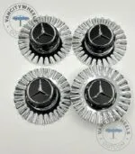 Chrome Mercedes Benz Maybach Center Cap Wheel Hub Cover – 150mm Fitment (Set of 4) - Image 2