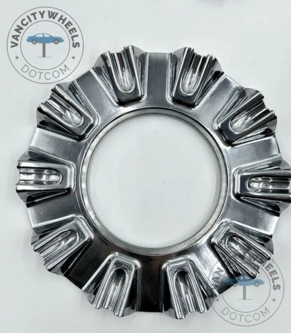 Mercedes Maybach S580 Hub Caps – Chrome, 145mm, Spike Design - (Set of 4) - Image 4