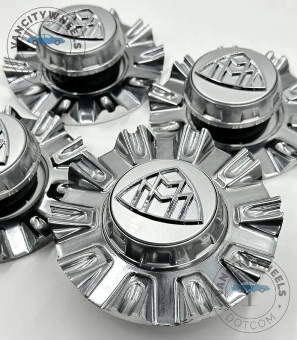 Chrome Mercedes Benz Maybach Center Cap S580,  145mm - (Set of 4) - Image 2