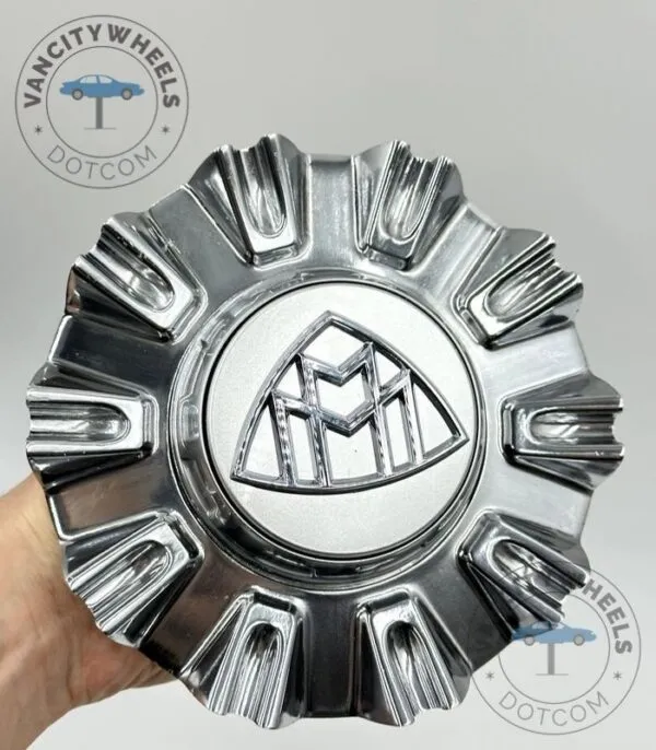 Chrome Mercedes Benz Maybach Center Cap S580,  145mm - (Set of 4) - Image 7