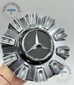 Mercedes Maybach S580 145mm Wheel Cap – Silver/Black - (Set of 4) - Image 6