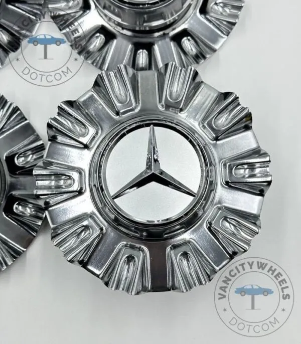 Mercedes Maybach 145mm Chrome Wheel Cap – S580 Fit - (Set of 4) - Image 6