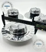 Mercedes Maybach Spike Center Caps – Chrome 147mm (4 Pack) - Image 4
