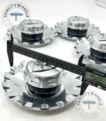 Mercedes Maybach 154mm Silver Spike Hubcap – A2224000900 - (Set of 4) - Image 4