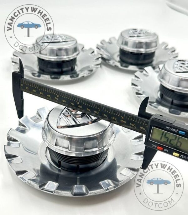 Mercedes Maybach 154mm Silver Spike Hubcap – A2224000900 - (Set of 4) - Image 4