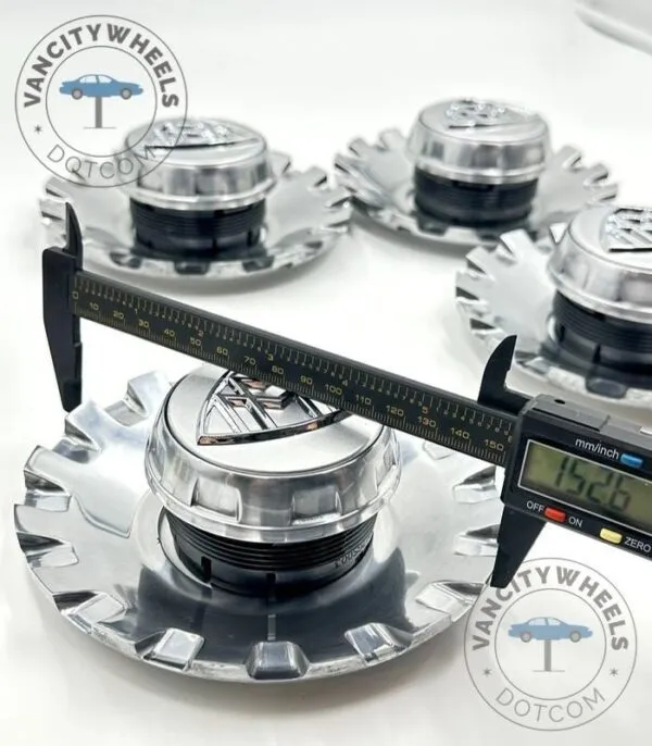 Mercedes Maybach 154mm Silver Spike Hubcap – A2224000900 - (Set of 4) - Image 4